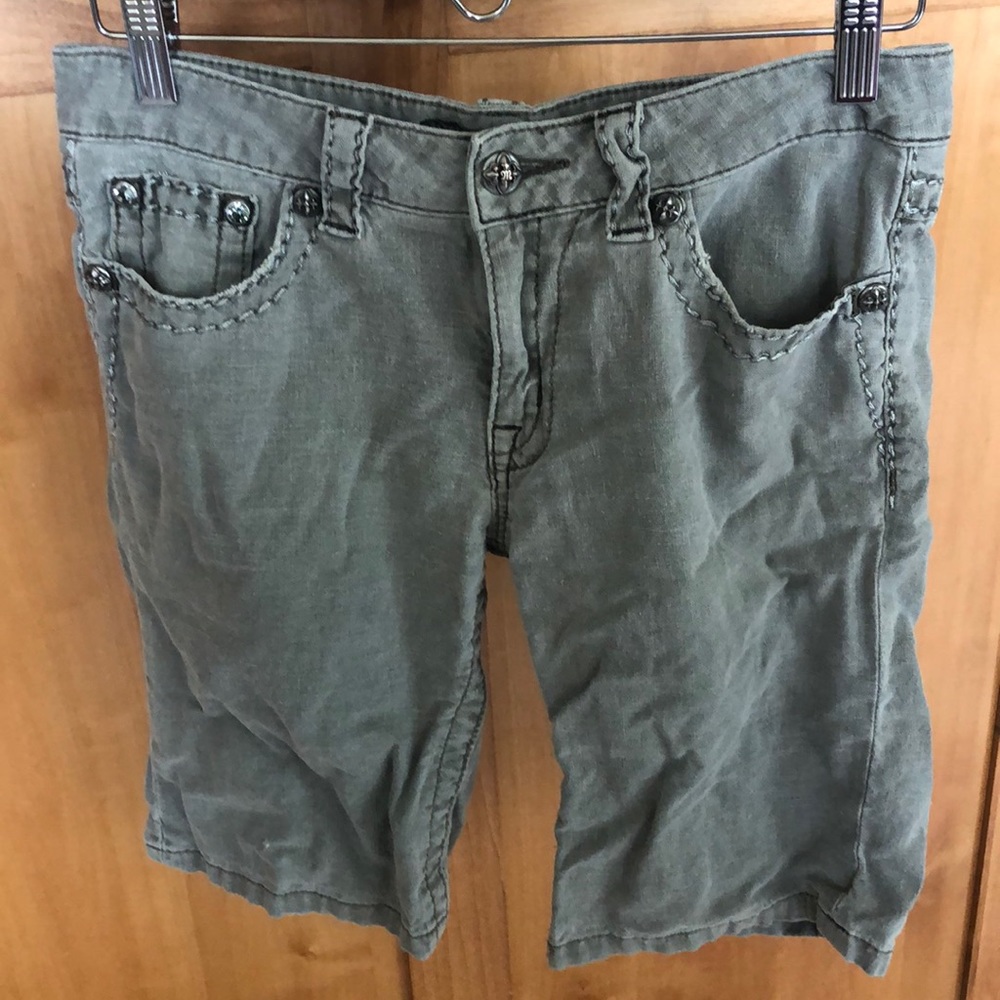 Green short, Miss Me Cargo, Size 25